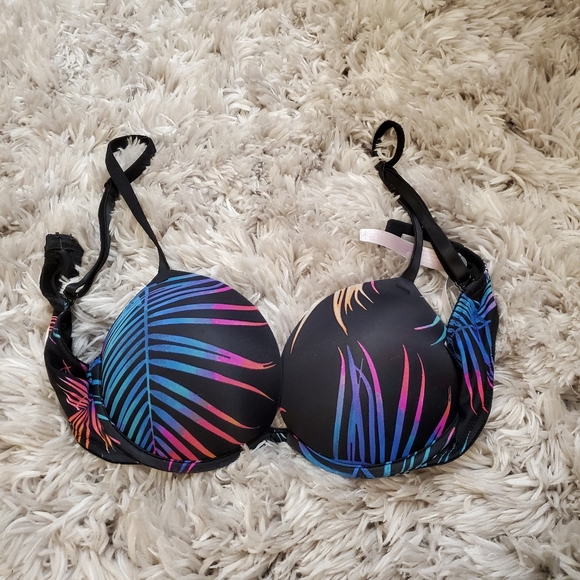 PINK Victoria's Secret Other - Pink Victoria Secret 32B Neon Push Up Bra